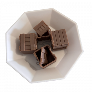 Jetons caisses en bois