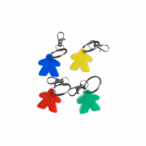 Pack 4 porte-clés Meeple