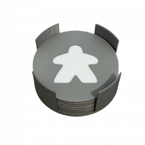 Pack 6 dessous de tasse Meeple