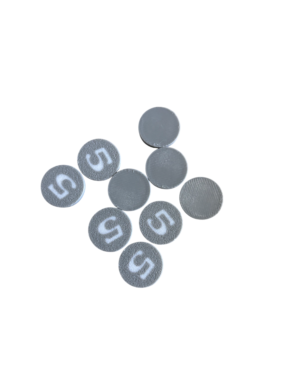 Jetons argent valeur 5 – Image 2